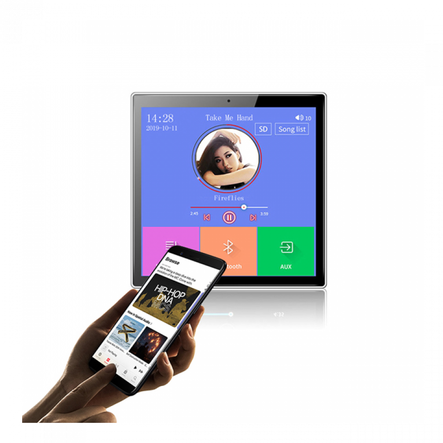 DSPPA 4X10W 4-inch In-Wall Intelligent music Amplifier