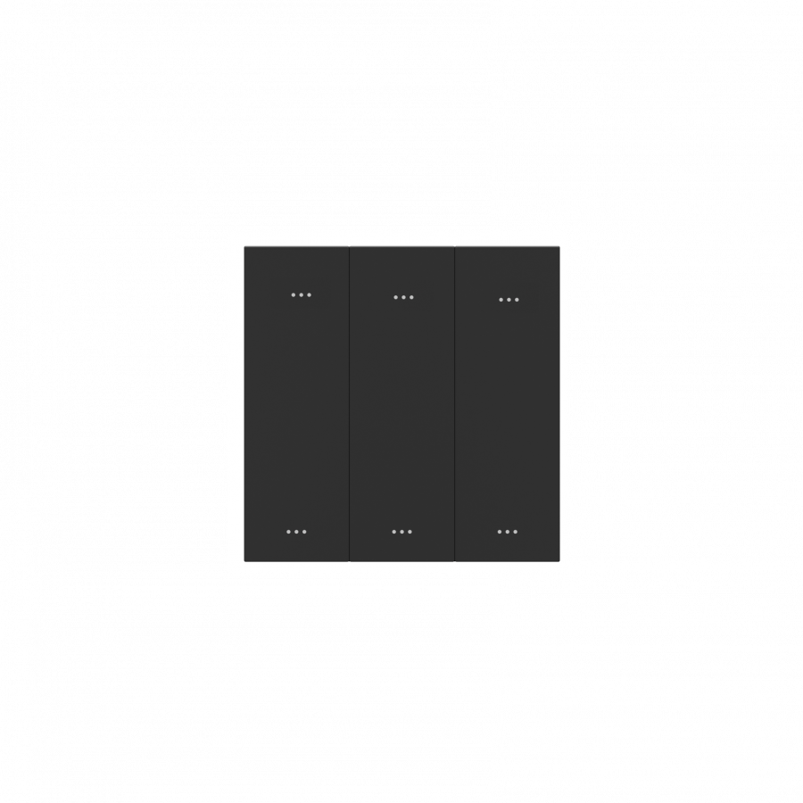 6-buttom Scene Panel Black (Battery Powered）