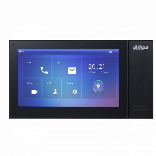 Dahua IP Indoor Monitor 7-inch Digital VTH (4.3SIP )Black