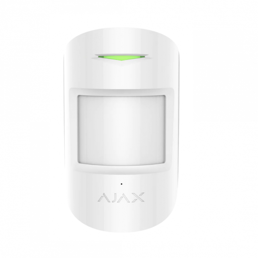 AJAX CombiProtect, Wireless motion and glass break detector with pet immunity White
