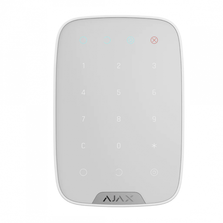 AJAX KeyPad, Two-way wireless keypad White