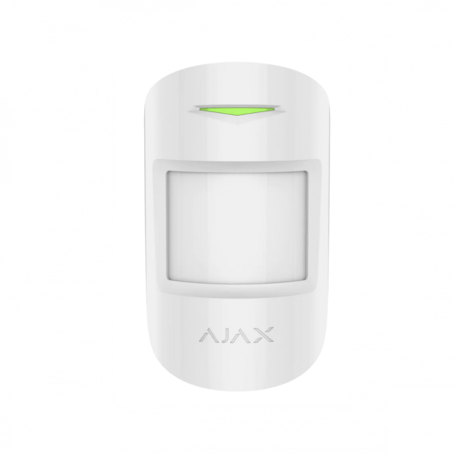 AJAX MotionProtect Plus, Wireless pet immune motion detector with microwave sensor White
