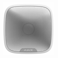 AJAX StreetSiren, Wireless outdoor siren White sm