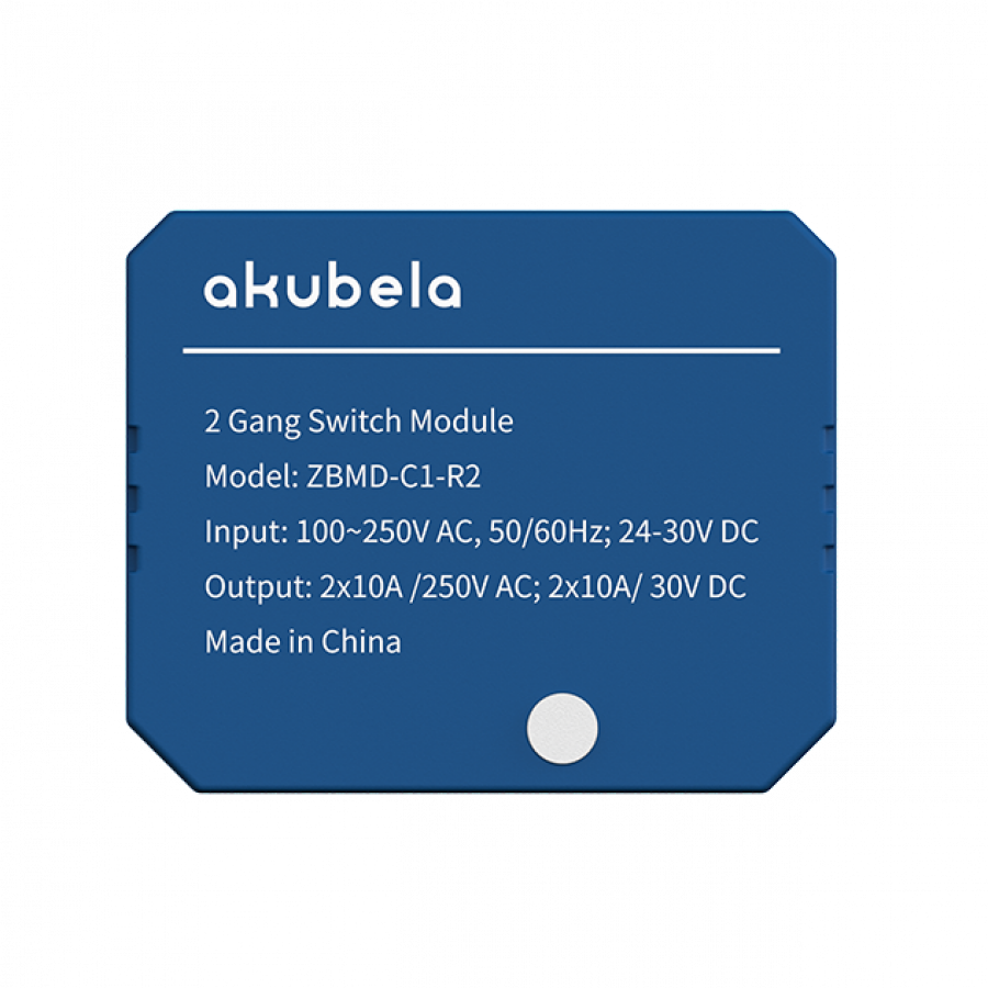Akubela 2 Gang Switch Module