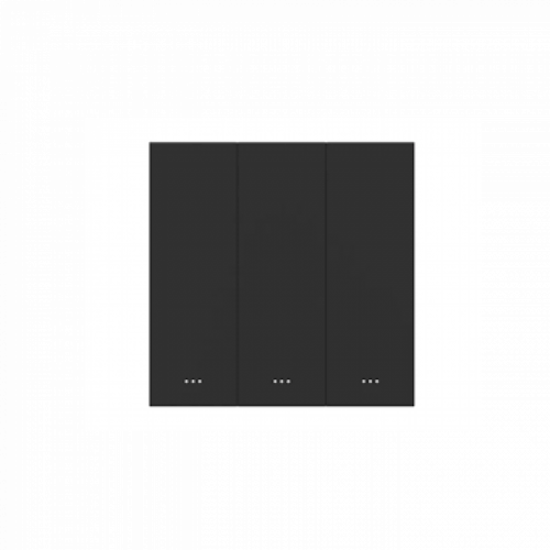 Akubela 3 gang key switch(EV version/Black)