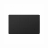 Akubela 3-Gang Key Switch (US/Glass/Black) sm