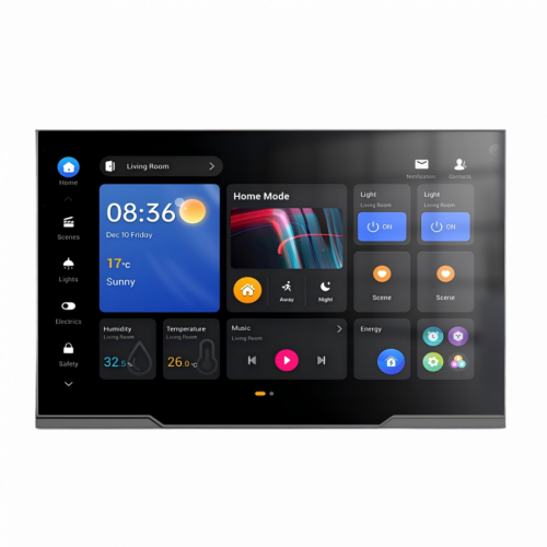 Akubela HyPanel Supreme 12.35 inch touchscreen with metal frame