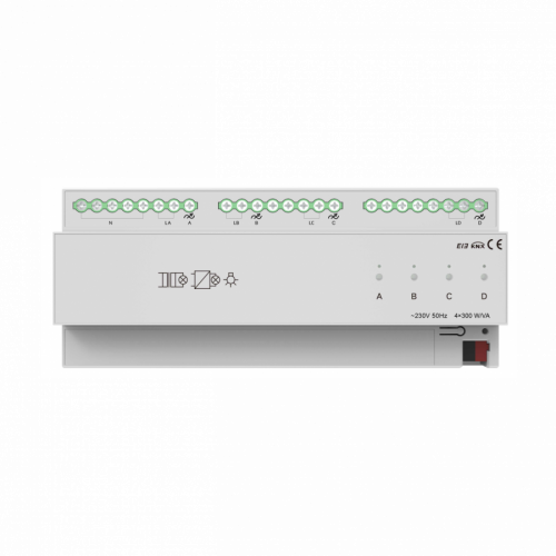 Akubela KNX 4 Gang 300W thyristor Dimming Module