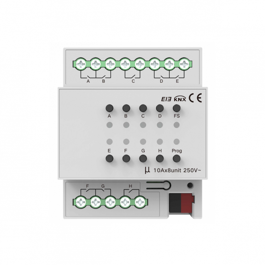 Akubela KNX 8-Channel 10A Switch Actuator