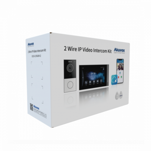 Akuvox 2 wire IP intercom Kit (E12S-2/S562W-2)