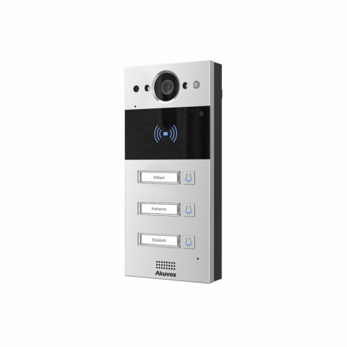 Akuvox SIP Intercom with Three (3) Buttons (Video & Card reader)