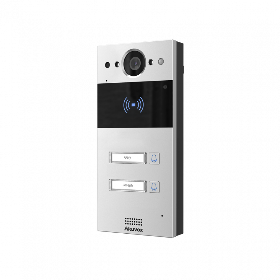 Akuvox SIP Intercom with Two (2) Buttons (Video & Card reader)