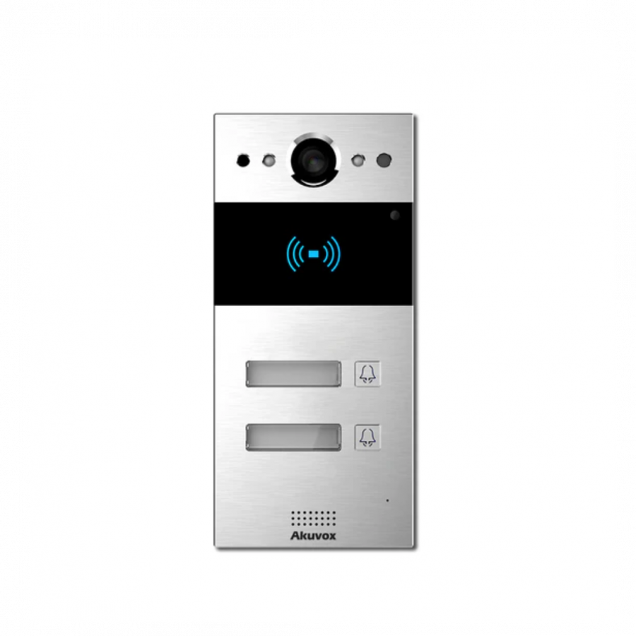 Akuvox SIP Intercom with Two (2) Buttons (Video & Card reader)