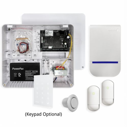 Arrowhead Alarm kit & EC-BASE & 2x sensor-Optional Keypad AAP(EC-KP-W)