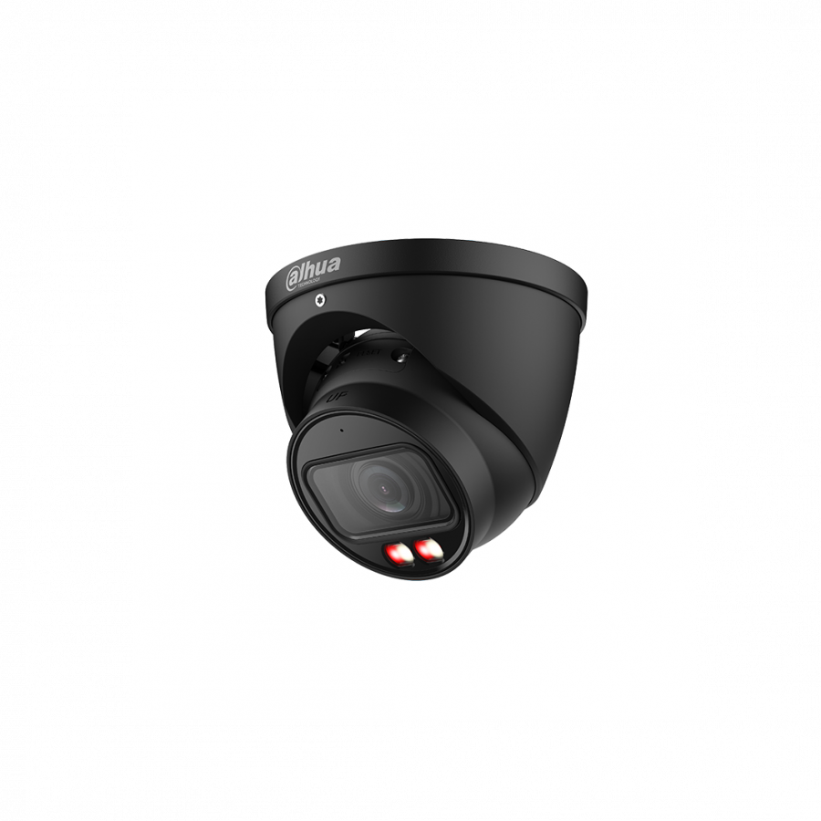 Dahua 6MP Smart Dual Light Fixed-focal Eyeball WizSense Network Camera Black