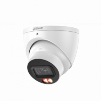 DAHUA 6MP Smart Dual Light Fixed-focal Eyeball WizSense Network Camera White sm