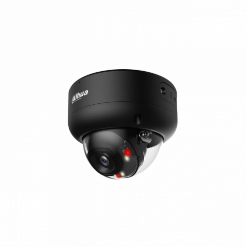 Dahua 8MP Smart Dual Light Fixed-focal Dome WizSense Camera-Black