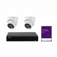 DAHUA KIT 4CH NVR 2*6MP 1TB HDD sm