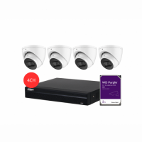 DAHUA KIT 4CH NVR 4*5MP 2TB HDD sm