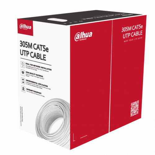 Dahua UTP CAT5E Cable 305M white
