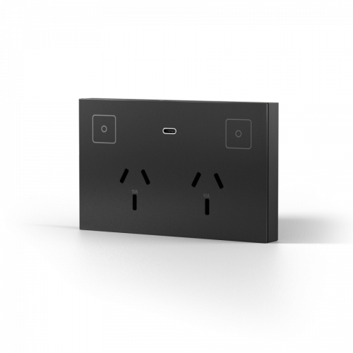 Konec Smart Double Power point K118-2S-GLA-BL-Z