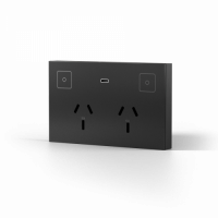 Konec Smart Double Power point K118-2S-GLA-BL-Z sm