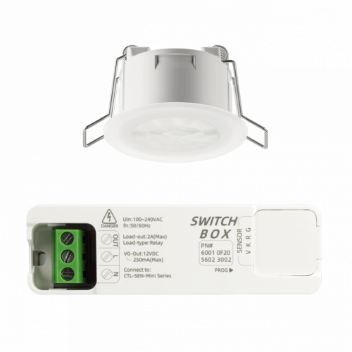 Mini PlR curtain MotionSensor(switch 300w)-AC