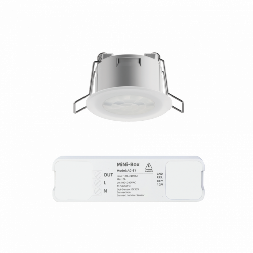 Mini PlR curtain MotionSensor(switch 300w)