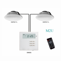 Music Amplifier with 2 Ceiling Speakers DM835Ux1+DSP5011L x2 sm