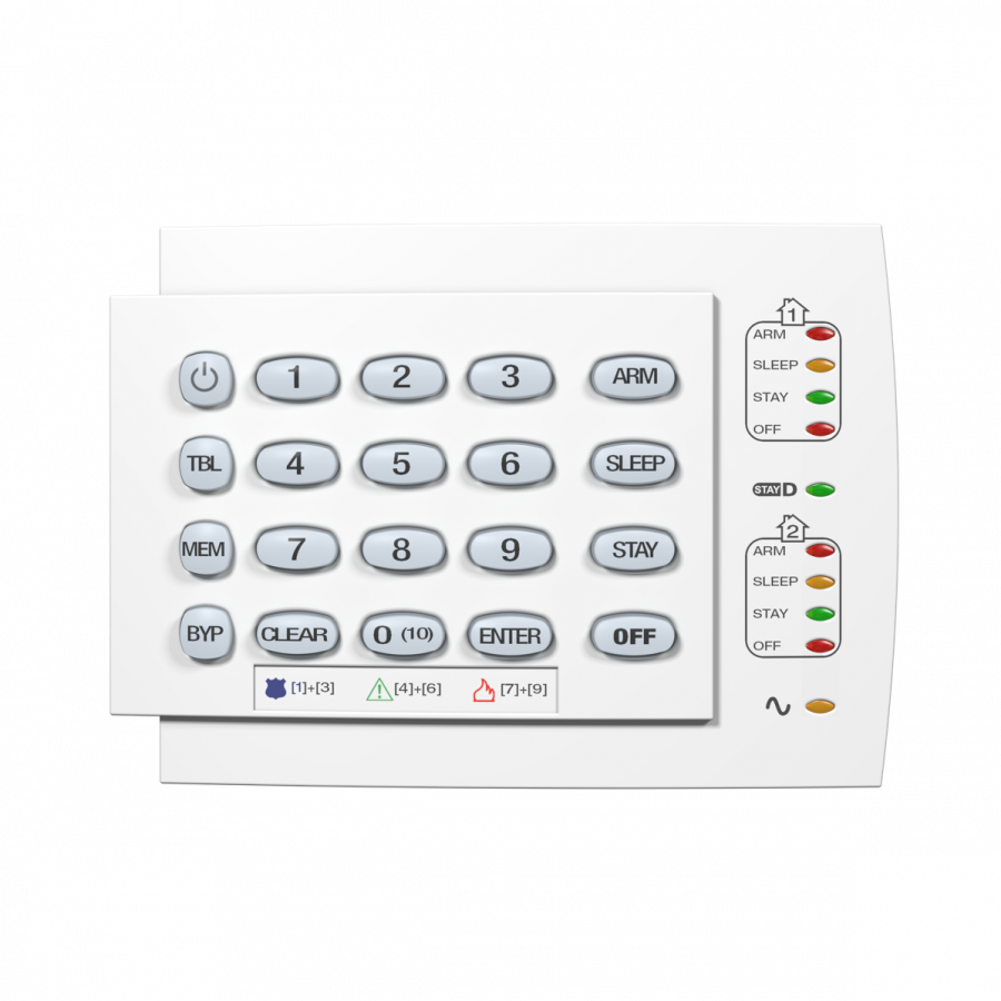 Paradox K10H 10 Zone Horizontal LED Keypad