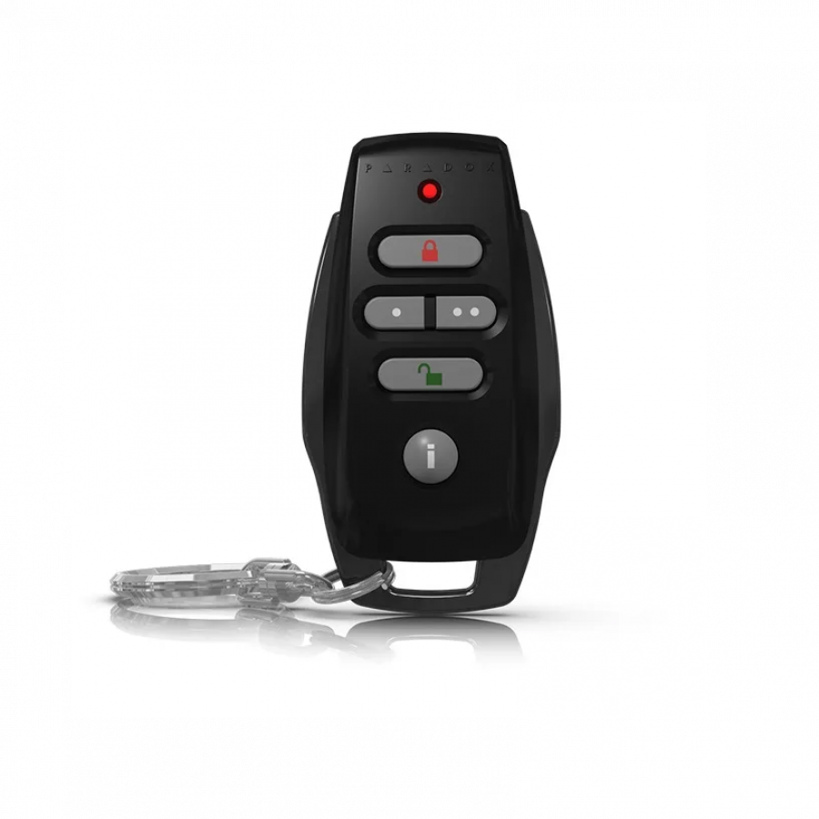 Paradox REM25 5 Button 2 Way Remote Control - Black