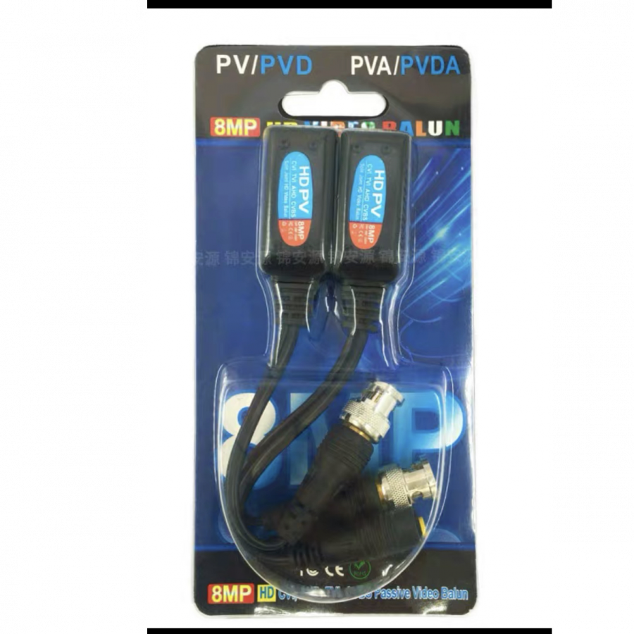 Passive 8MP HD CVI,AHD,TVI,CVBS Passive Video Balun