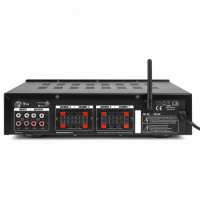 Power Dynamics 4-Channel Audio Amplifier System with BT Audio sm