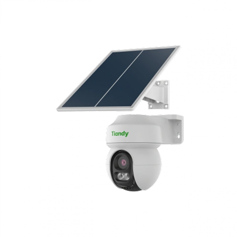Tiandy 4MP Fixed Color Maker 4G Solar PT Camera