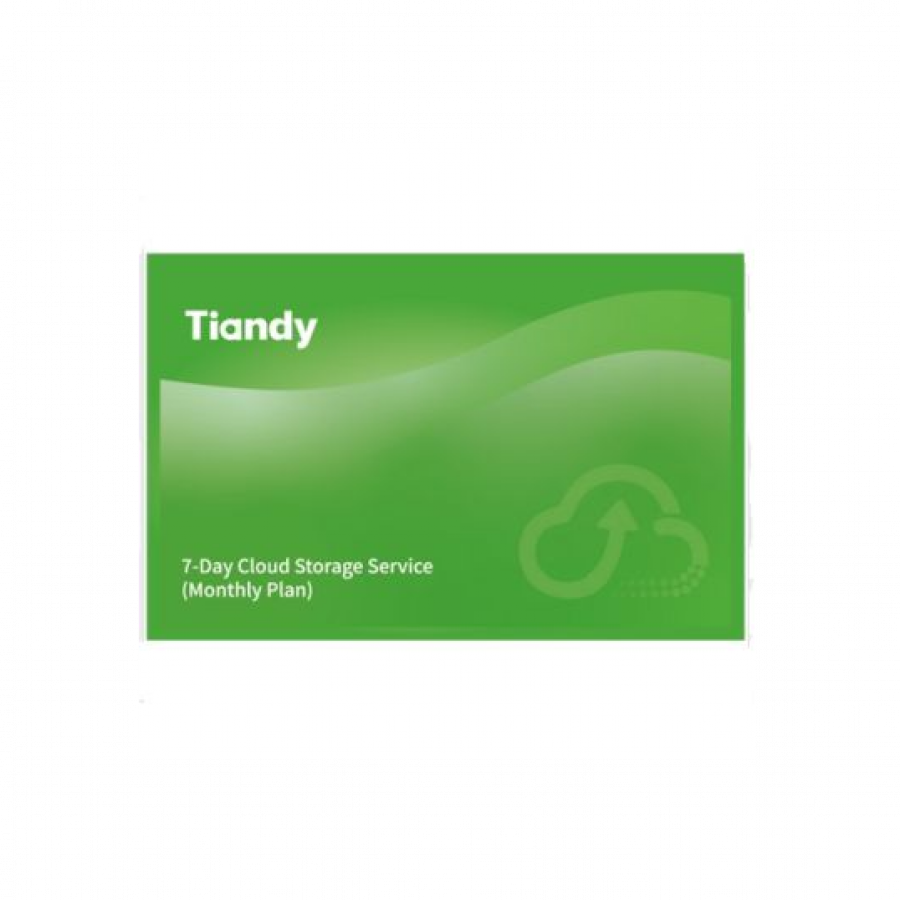 Tiandy 7-Day Cloud Storage Service (Monthly Plan)