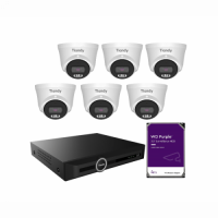 Tiandy KIT 10CH NVR 6*8MP 4TB KIT-White sm