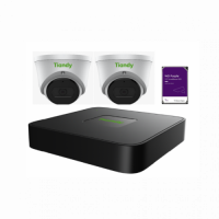 Tiandy KIT 4CH NVR 2*2MP 1TB KIT sm