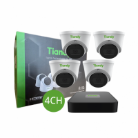 Tiandy KIT 4CH NVR 4*2MP Turret-NO HDD sm