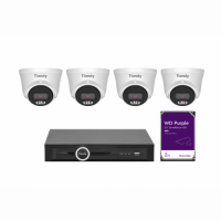 Tiandy KIT 5CH NVR 4*8MP 2TB KIT-White sm