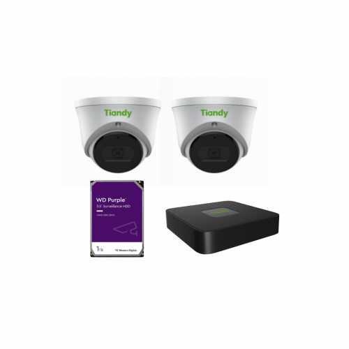 Tiandy KIT 8CH NVR 2*6MP 1TB KIT