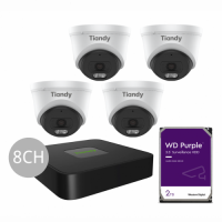 Tiandy KIT 8CH NVR 4*6MP 2TB KIT - PL sm