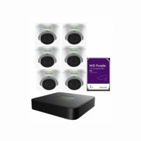 Tiandy KIT 8CH NVR 6*2MP 2TB KIT sm