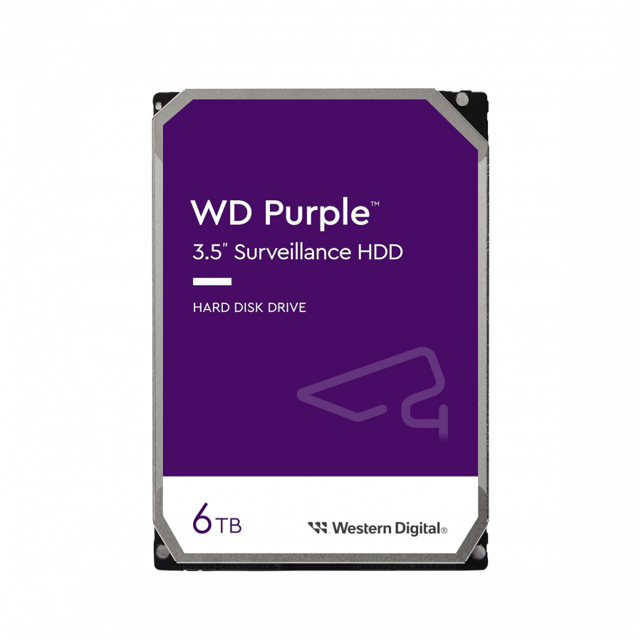 WD PURPLE Surveillance Hard Drive 3.5" 6TB