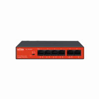 Wi-Tek 4FE+2FE Uplink Ports 250M Long Range PoE Switch with 4PoE Port WI-PS205H V3 sm
