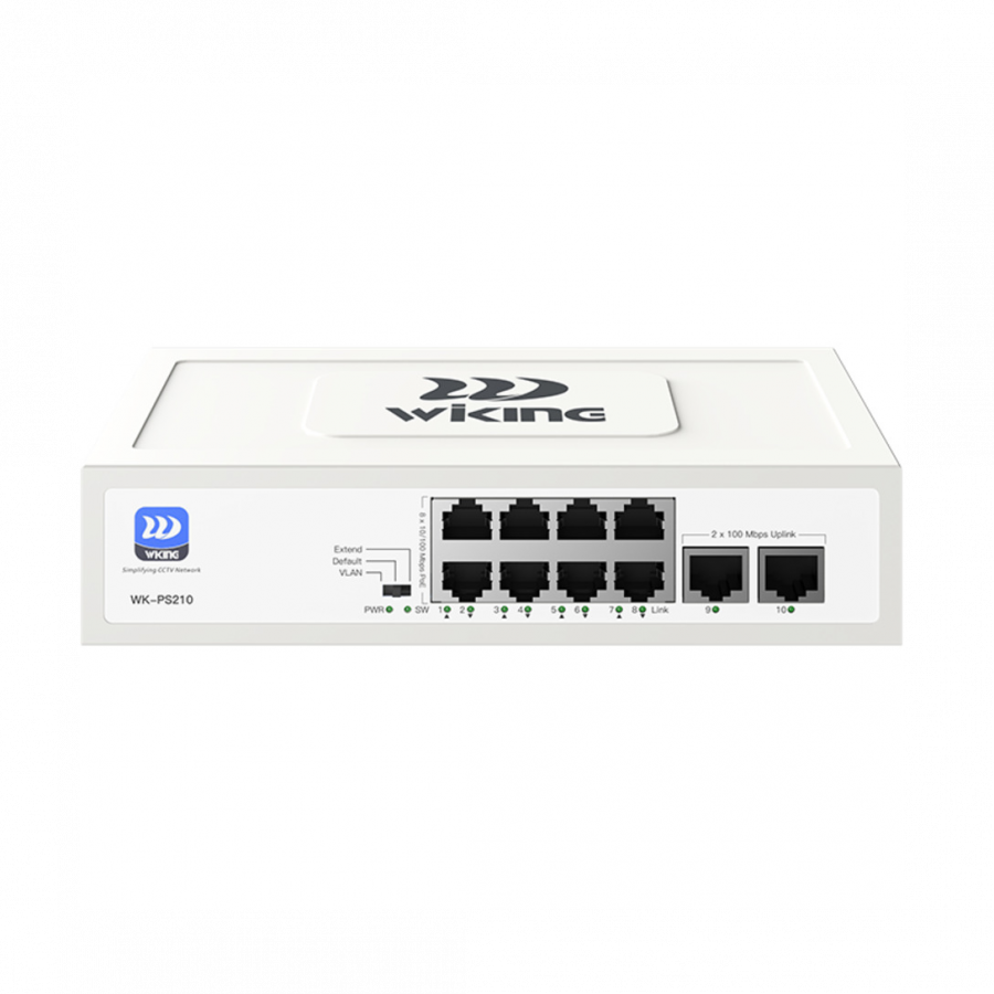 Wi-Tek WIKING 8 PORTS POE SWITCH WK-PS210