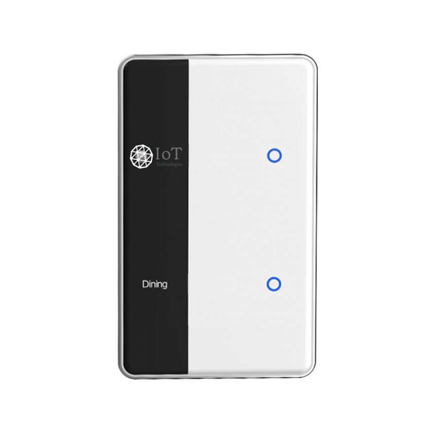 IOT Smart Display Screen Light Touch US Switch-2 Gang