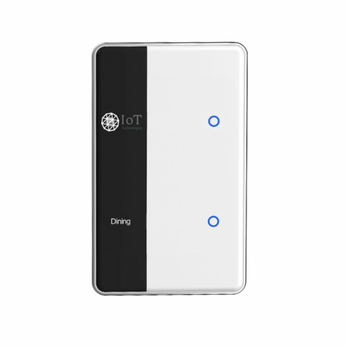 IOT Smart Display Screen Light Touch US Switch-2 Gang