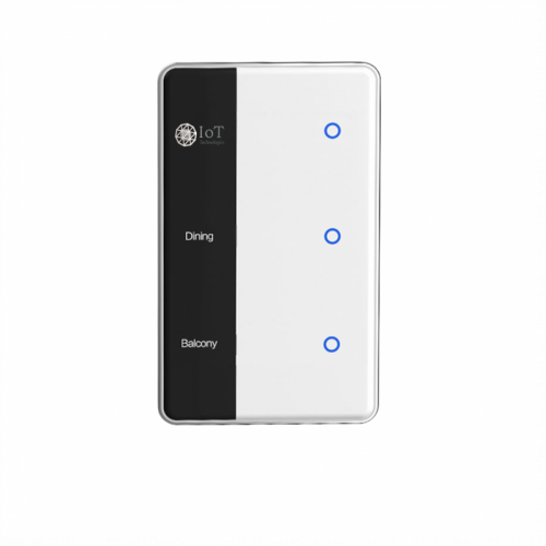 IOT Smart Display Screen Light Touch US Switch-3 Gang